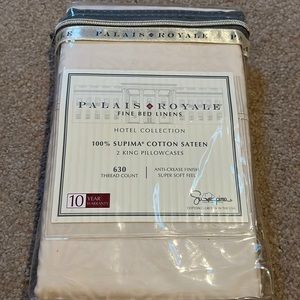 Palais Royal Fine Bed Linens- Hotel Collection 630 Thread Count King Pillowcases